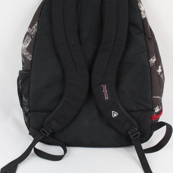 JanSport School Day Backpack Birch Tree Timber Pattern 4-Compartments Unisex - Picture 8 of 8